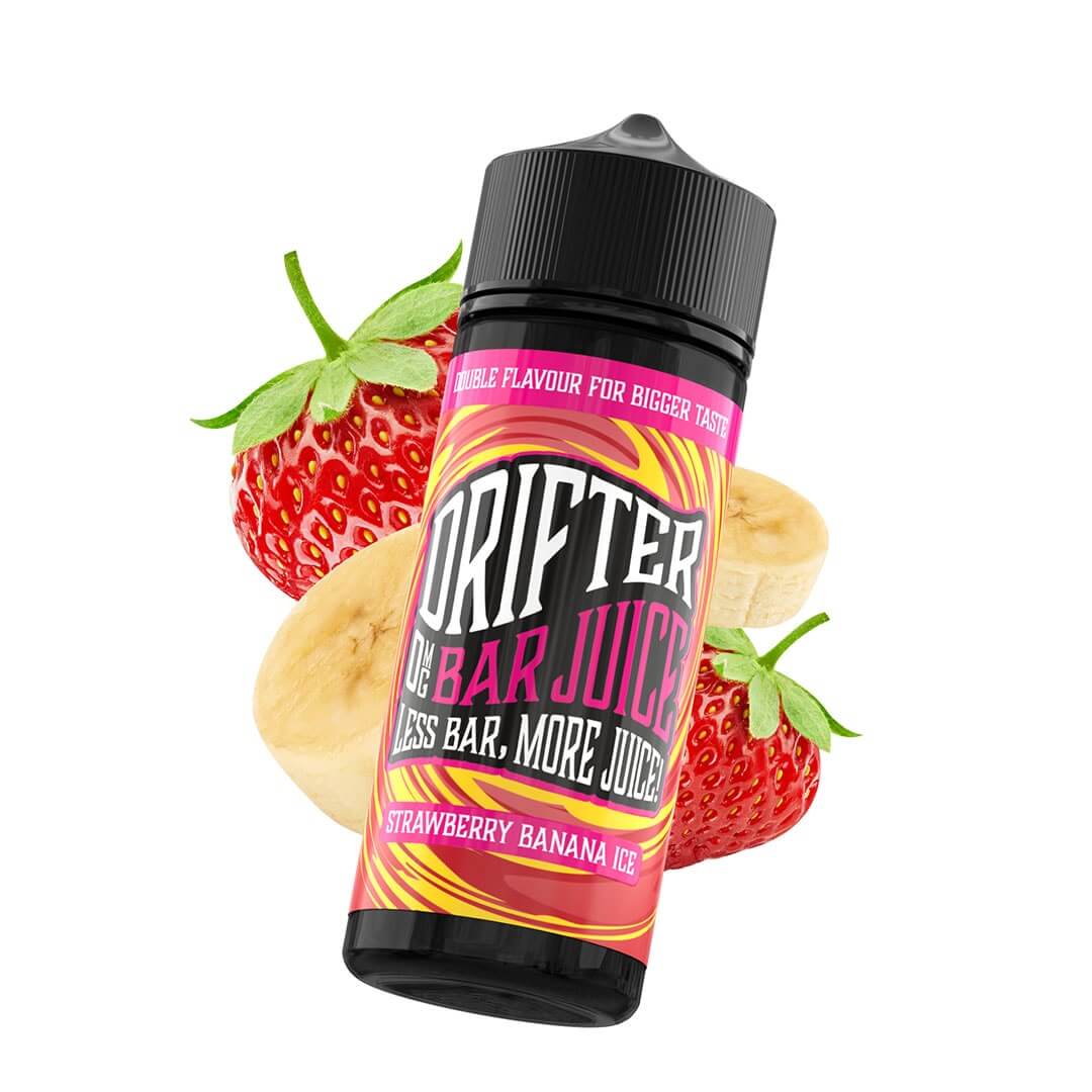 Drifter Vape | Strawberry Banana Ice 120ml Shortfill