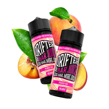 Peach Ice 120ml Shortfill - Drifter Bar Salts