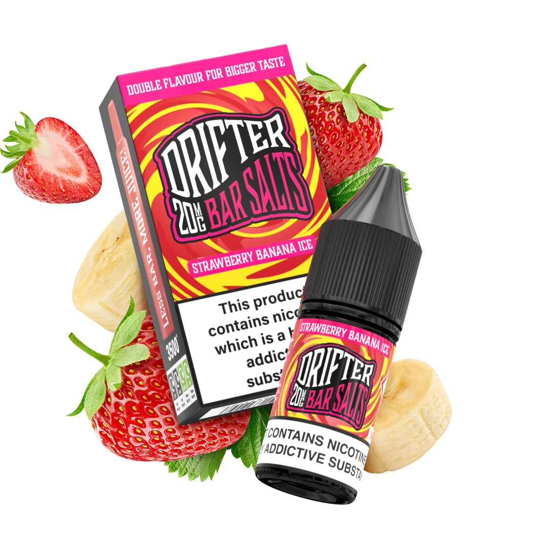 Drifter Vape | Strawberry Banana Ice 10ml Drifter Vape | Strawberry Banana Ice 10ml