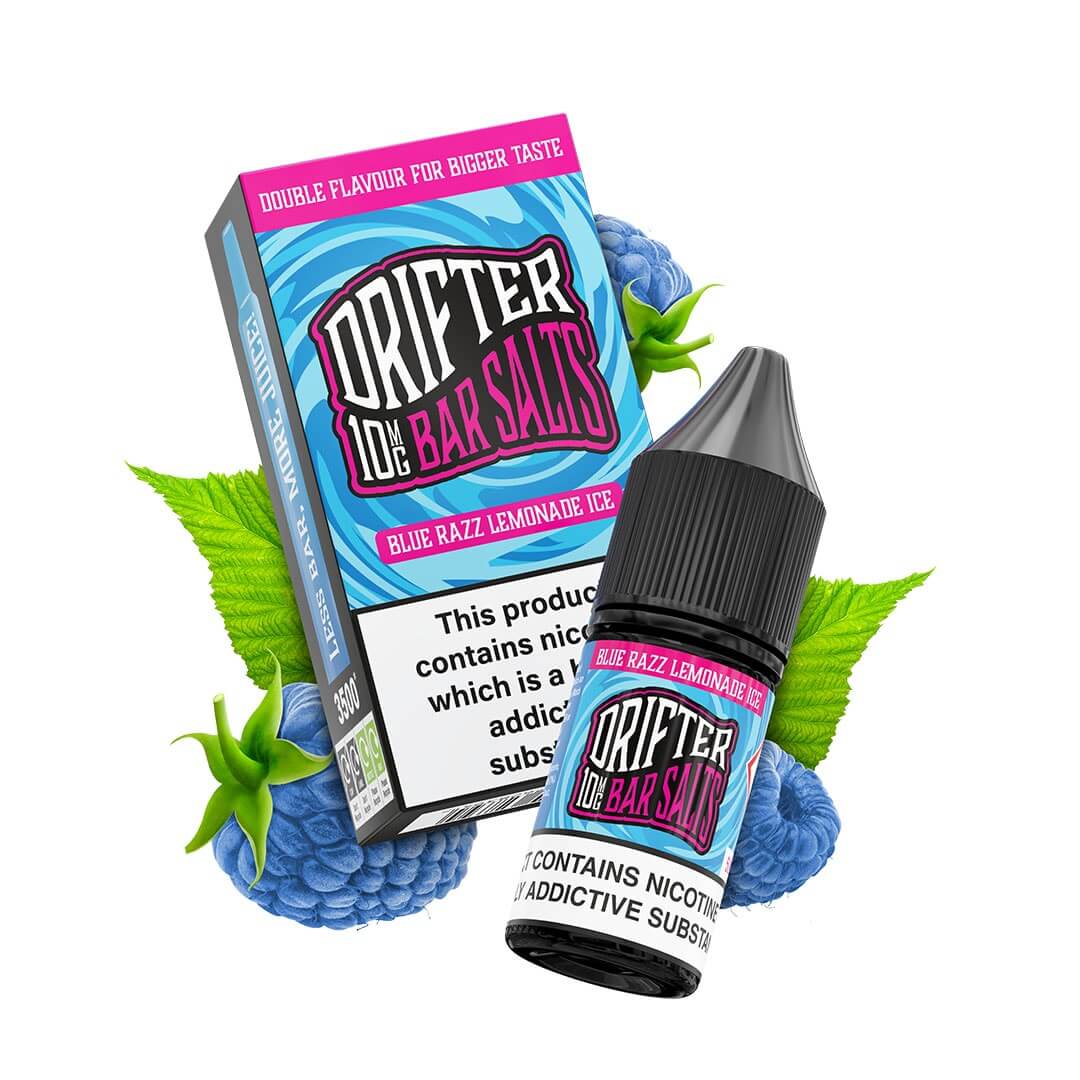 Drifter Bar Salts | Blue Razz Lemonade Ice 10ml | From £3.49