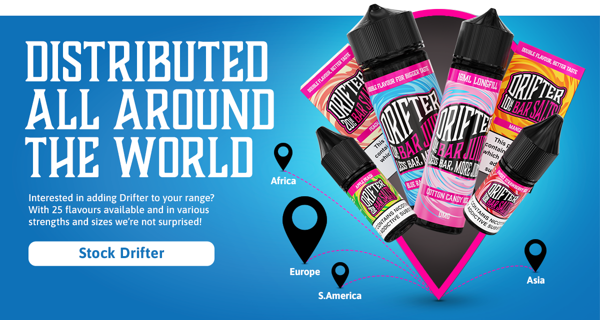 Drifter Vape - Home of Drifter Bar Salts and Drifter Bar Juice Drifter Vape - Home of Drifter Bar Salts and Drifter Bar Juice